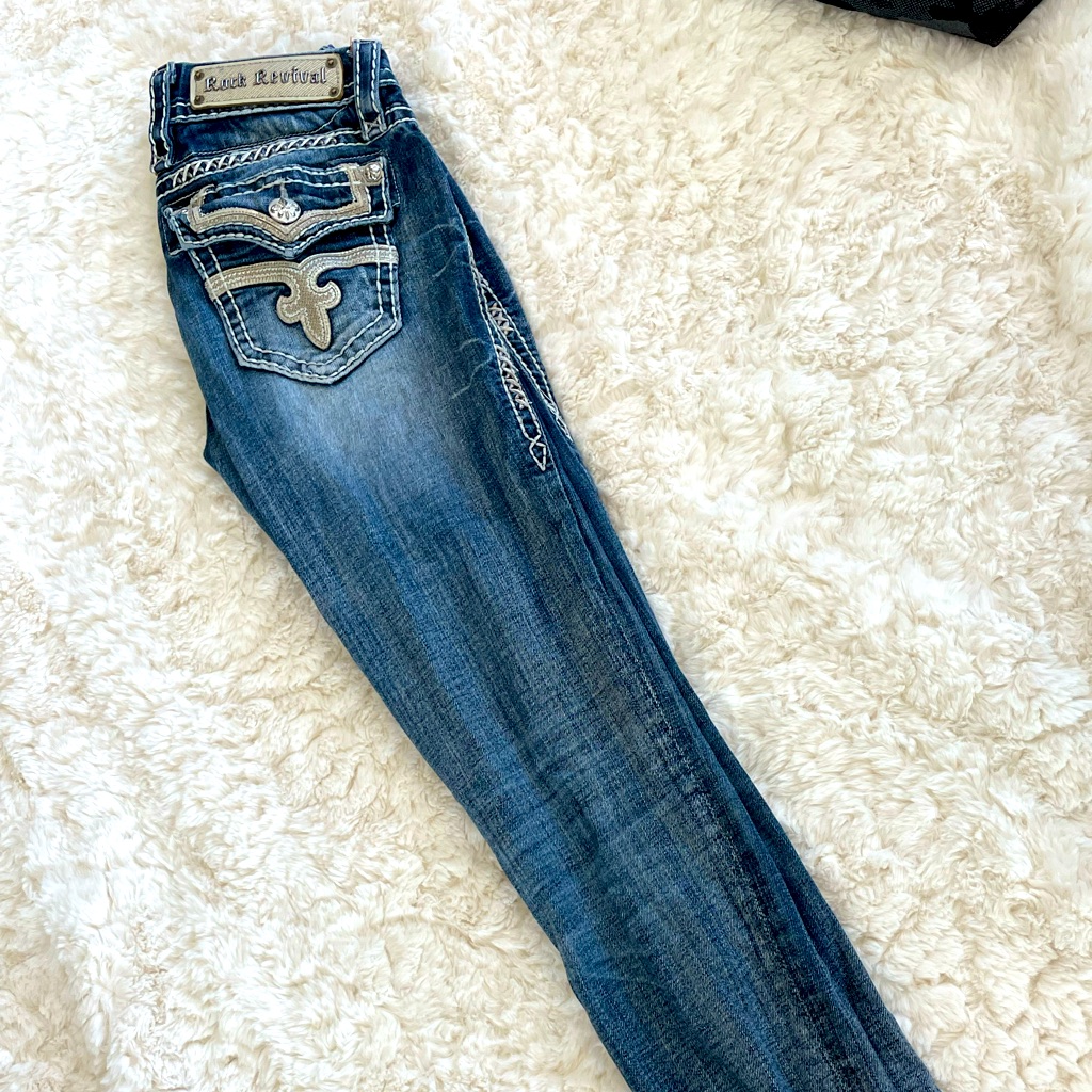Womens Rock A Revival Skinny Jeans